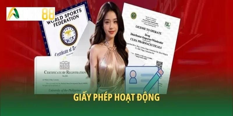 Giấy phép hoạt động của nhà cái CAP88